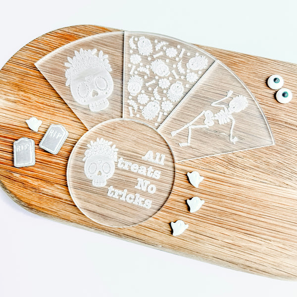 Sugar Skull Platter Cutter & Debosser Set (Bikkie Smalls)