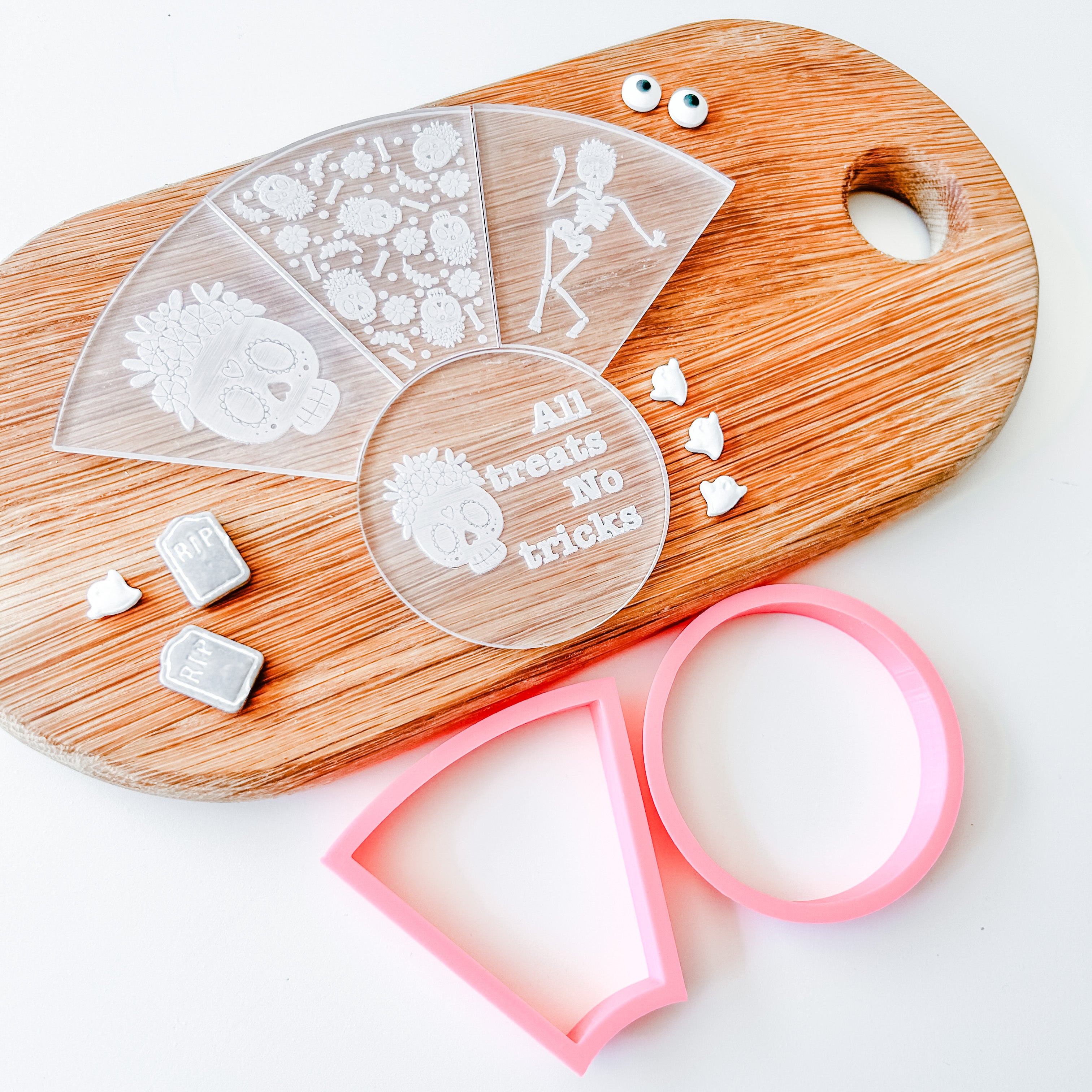 Sugar Skull Platter Cutter & Debosser Set (Bikkie Smalls)