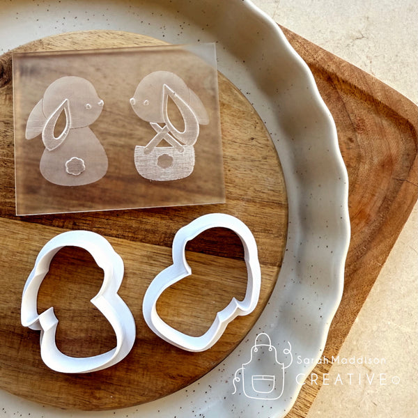 Mini Bunnies Cutter and Debosser Set (Sarah Maddison Creative)