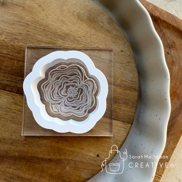 Open Rose Cutter and Debosser (Sarah Maddison Creative)