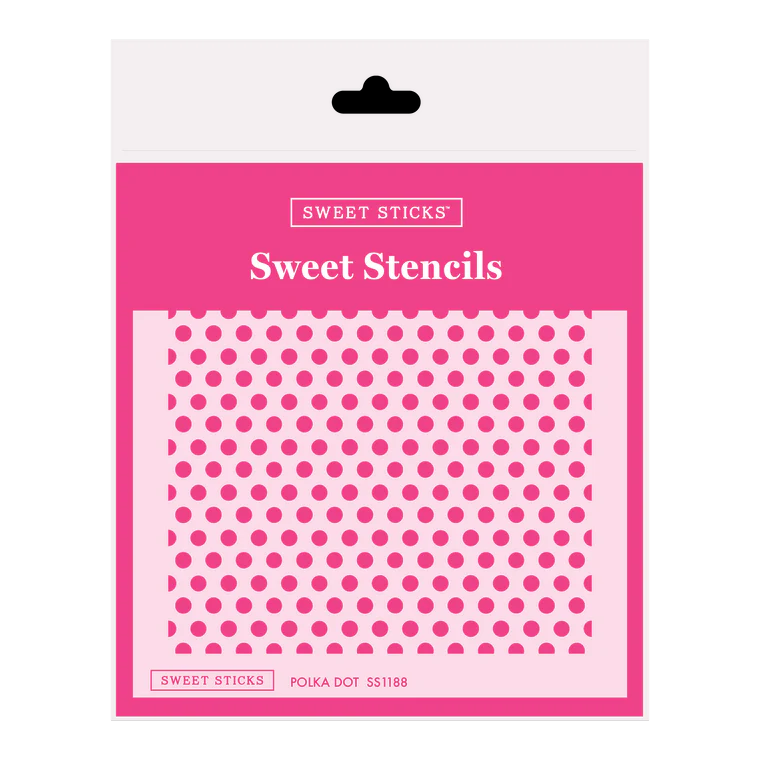 Polka Dot Stencil (Sweet Sticks)