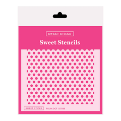 Polka Dot Stencil (Sweet Sticks)