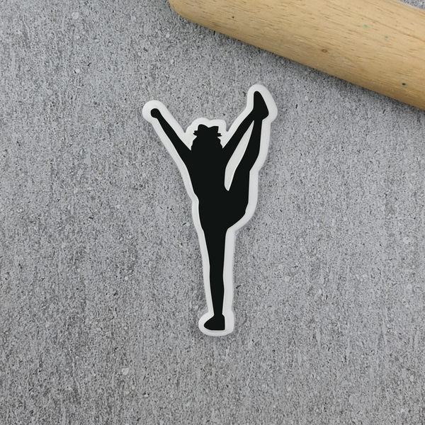 Cheerleader Leg Up Cutter and Debosser Set