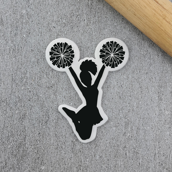 Cheerleader Jumping Pom Cutter and Debosser Set