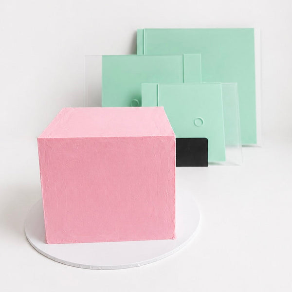 No Trim Acrylic Cake Boards Square - Set of 2 (SweetP)