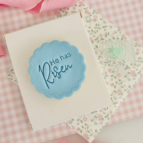 He Has Risen Text Stamp (SweetP)