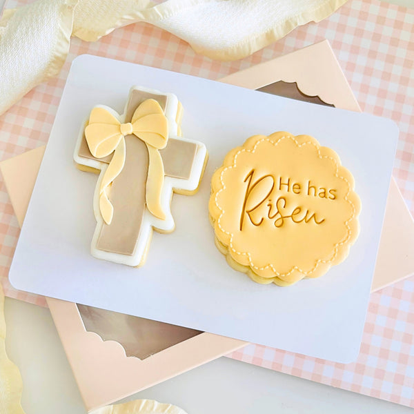 He Has Risen Text Stamp (SweetP)