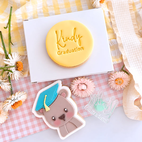 Kindy Graduation Text Stamp (SweetP)