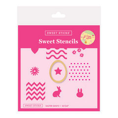 Easter Mini Egg Stencil & Cutter (Sweet Sticks)