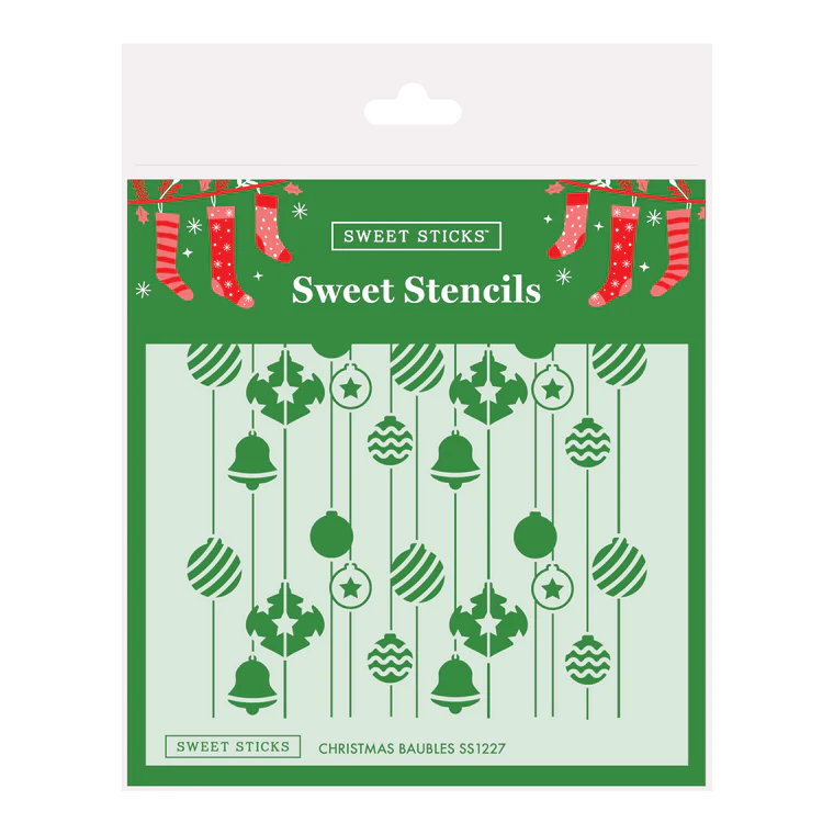 Christmas Baubles Sweet Stencil (Sweet Sticks)