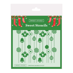 Christmas Baubles Sweet Stencil (Sweet Sticks)
