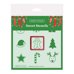 Christmas Mini Stencil & Cutter (Sweet Sticks)
