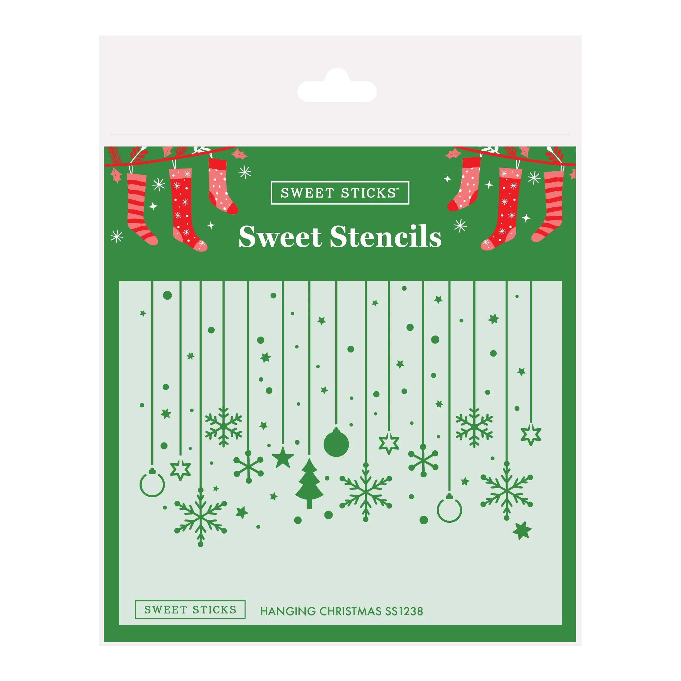 Hanging Christmas Sweet Stencil (Sweet Sticks)