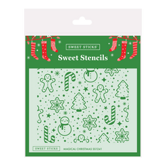 Magical Christmas Sweet Stencil (Sweet Sticks)