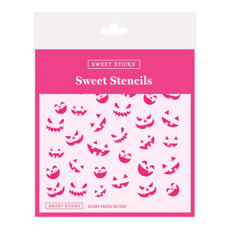 Scary Faces Stencil (Sweet Sticks)