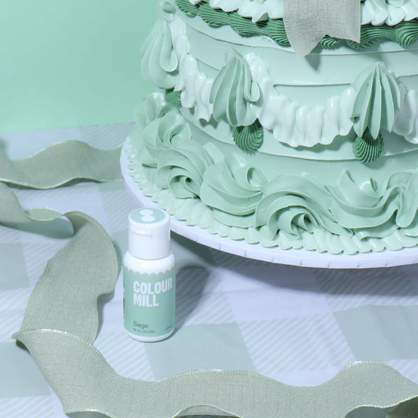 Oil Based Colouring 20ml Sage