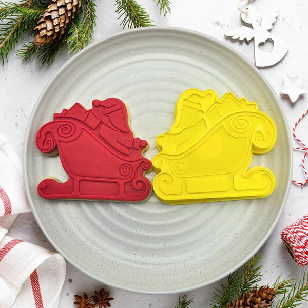 Santa Sleigh Cutter & Debosser Set