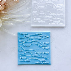 School Of Fish Pattern Debosser (Cake Sera Sera)