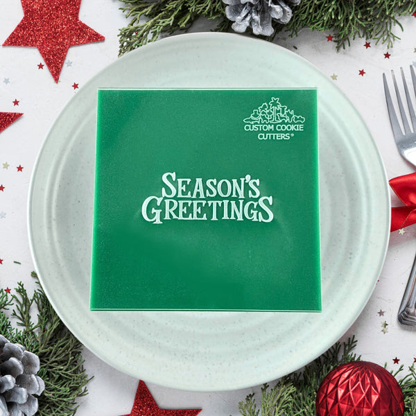 Season's Greetings Debosser