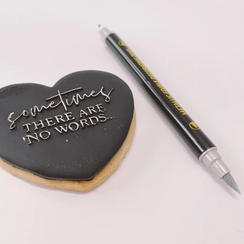 More Metallic Edible Marker - Silver Pearl (Moreish)