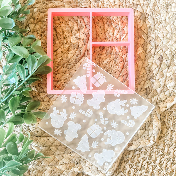 Rectangle Christmas Platter SET (Bikkie Smalls)