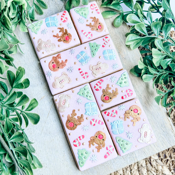 Rectangle Christmas Platter SET (Bikkie Smalls)