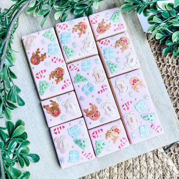 Rectangle Christmas Platter SET (Bikkie Smalls)