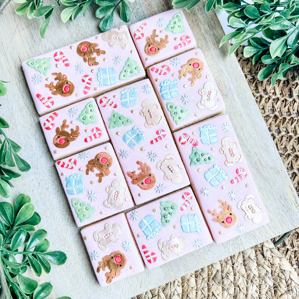 Rectangle Christmas Platter SET (Bikkie Smalls)
