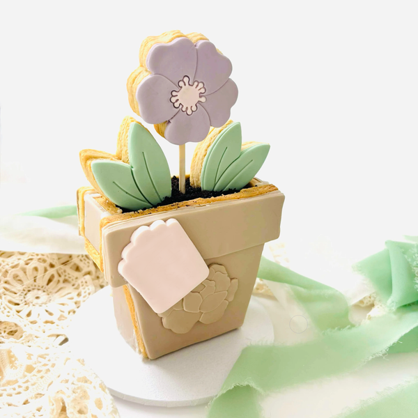 3D Flower Pot + Flowers Bento Full Set (SweetP)