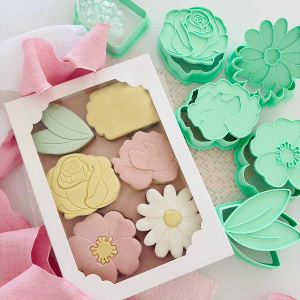3D Flower Pot + Flowers Bento Full Set (SweetP)