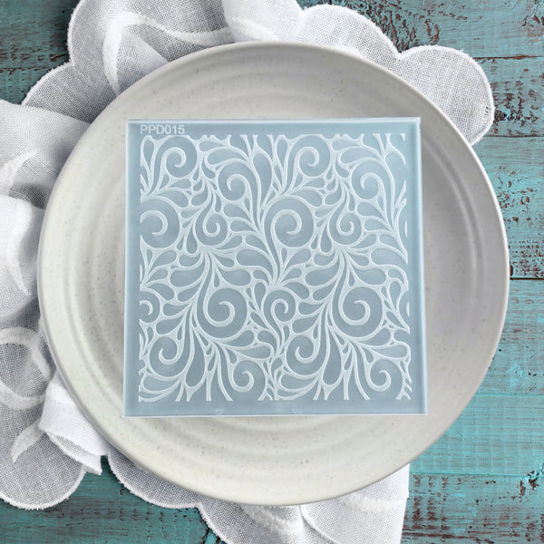 Swirls Pattern Plate