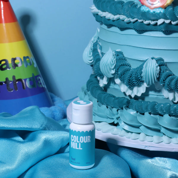 Oil Based Colouring 20ml Teal