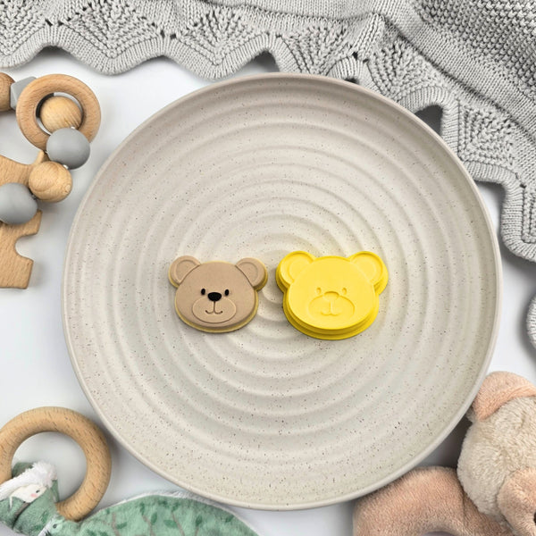 Teddy Bear Head Cutter & Debosser Set