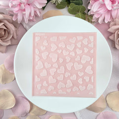 Turning Hearts Pattern Plate