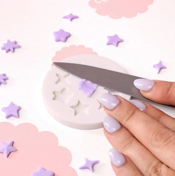 Twinkle Stars - Small Savvy Shapes Silicone Mould (Savvy Cakes)