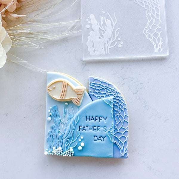 Underwater Pattern Debosser (Cake Sera Sera)