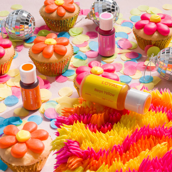 Gel Colour Warm Neons Pack 20mL (Loyal)