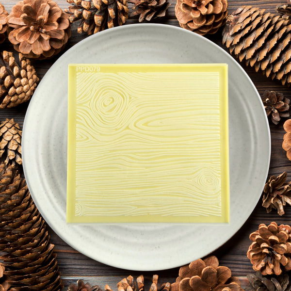 Wood Grain Pattern Plate