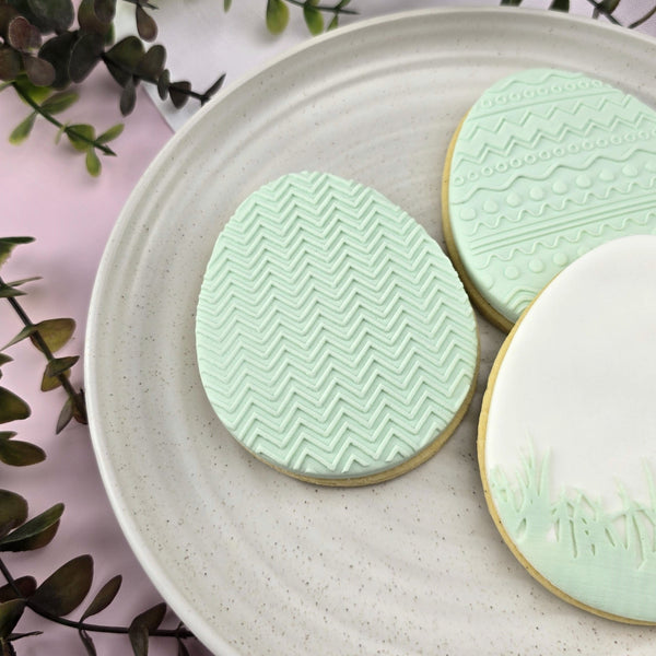 Zig Zag Pattern Plate