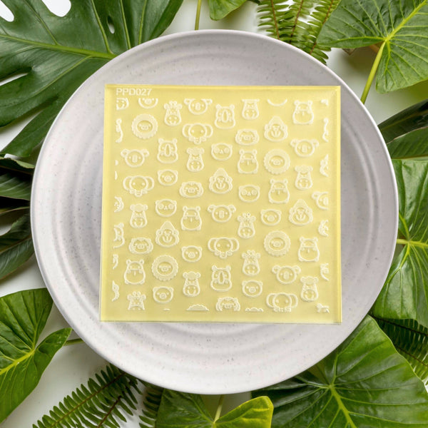 Zoo Animals Pattern Plate