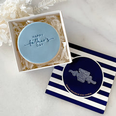 Happy Father's Day Tiny Text Stamp (Little Biskut)