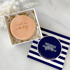 I Love you Daddy Tiny Text Stamp (Little Biskut)