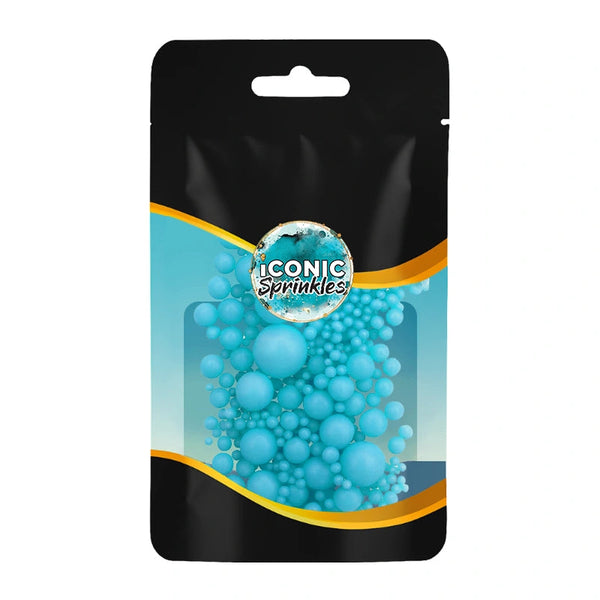 Matte Light Blue Pearls Sprinkles 30g