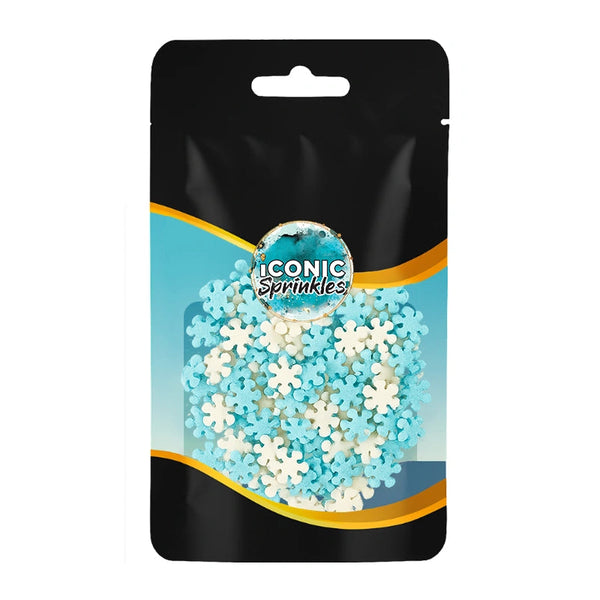 Snowflake Confetti Sprinkles 30g