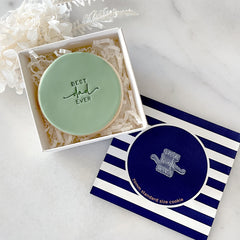 Best Dad Ever Tiny Text Stamp (Little Biskut)