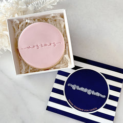 Mrs and Mrs Tiny Text Stamp (Little Biskut)