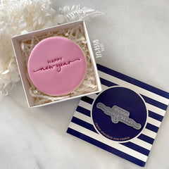 Happy New Year Tiny Text Stamp (Little Biskut)