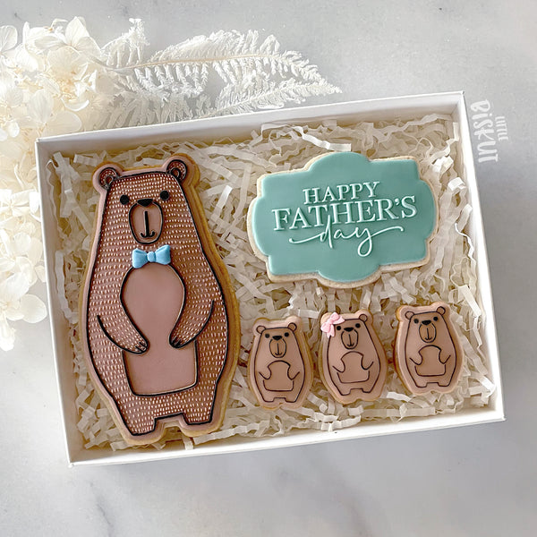 Bear and Cub Cutter & Debosser Set (Little Biskut Level Up!)