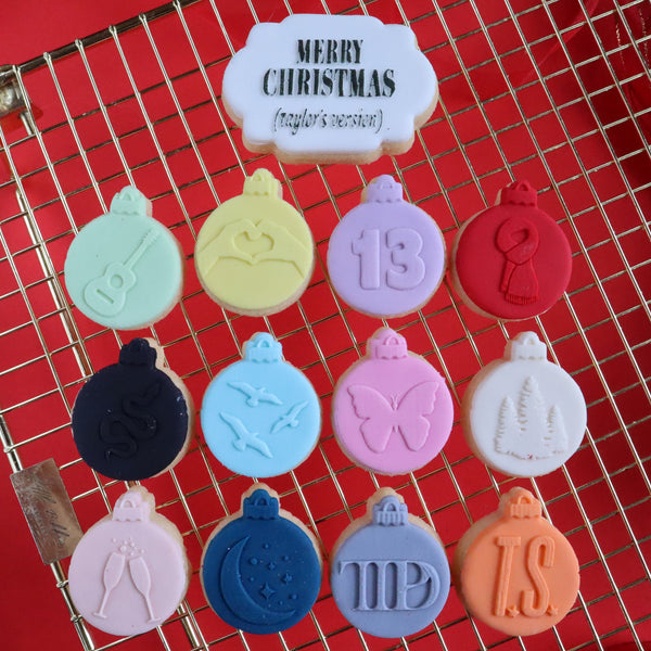 Merry Christmas (Taylor's Version) Cutter & Debosser Set (Little Biskut)