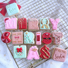 MERRY CHRISTMAS Debosser & Cutter Set (The Confectionist)